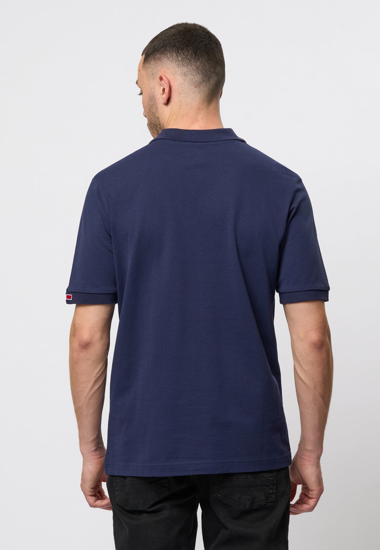 Kappa Logo Maltaxita MSS Polo-shirt Herre - Blue Marine -