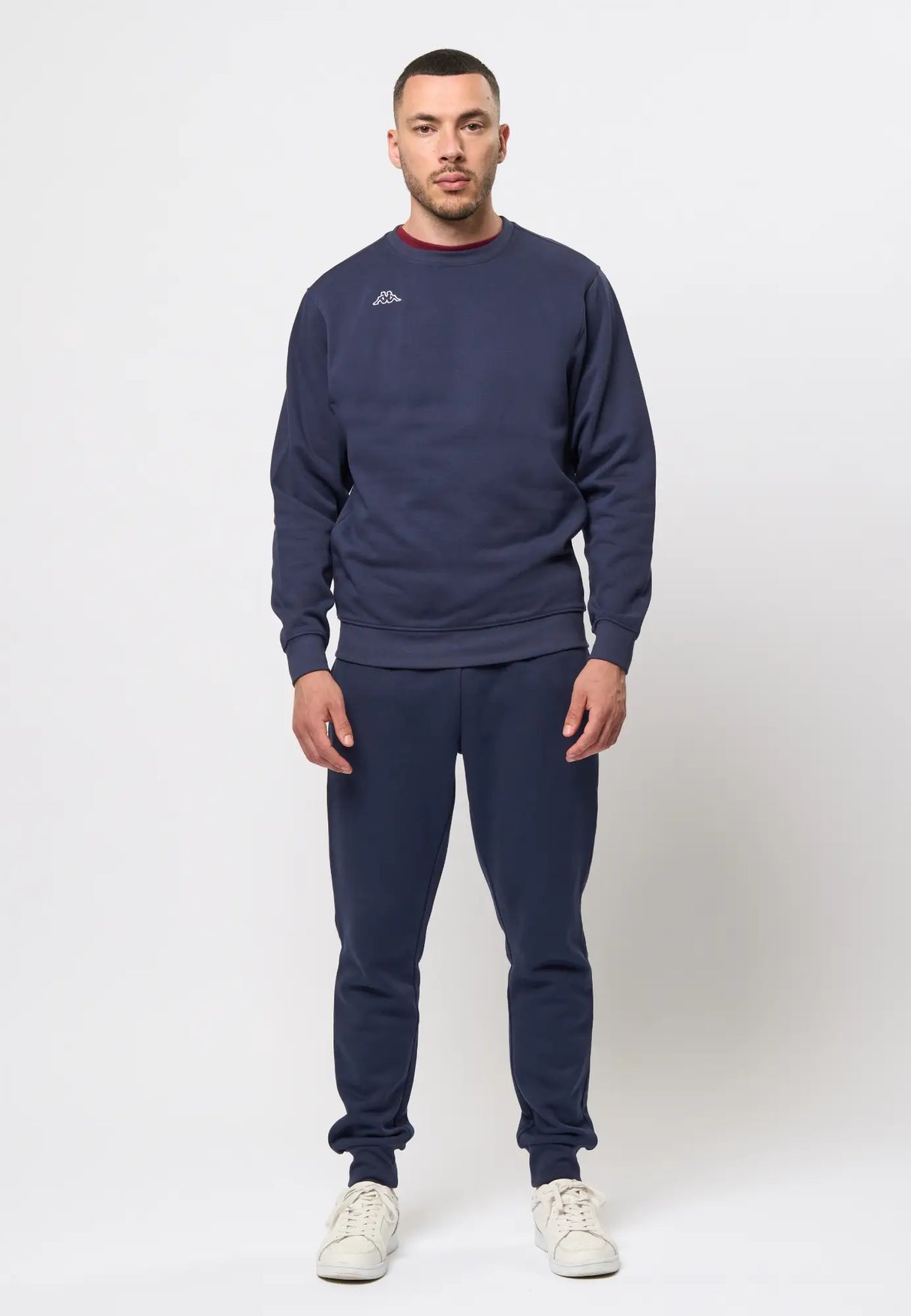 Kappa Logo Trullo Sweatshirt Herre - Blue Marine -