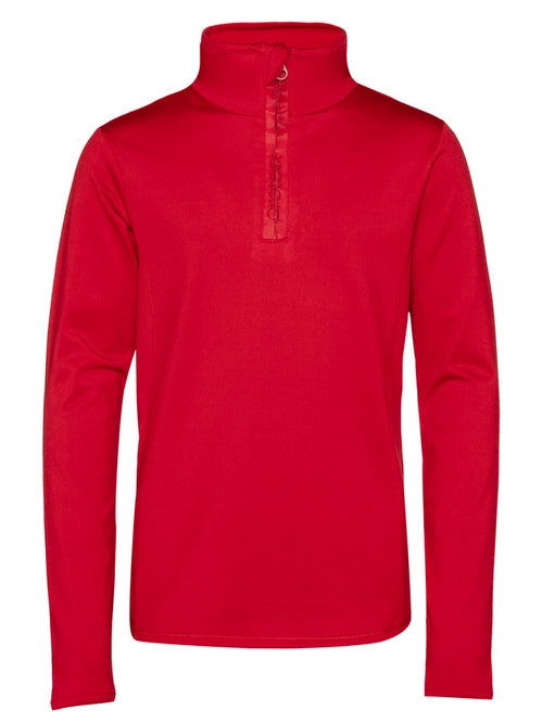 Protest Girls Fabrizoy 1/4 Zip Skipully - Red Alert 152 cm 12 år