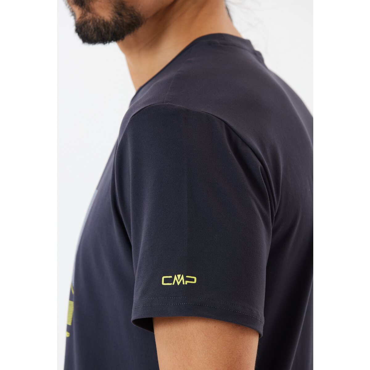 CMP Man Functional T-Shirt Stretch Herre - Antracite-Zolfo -