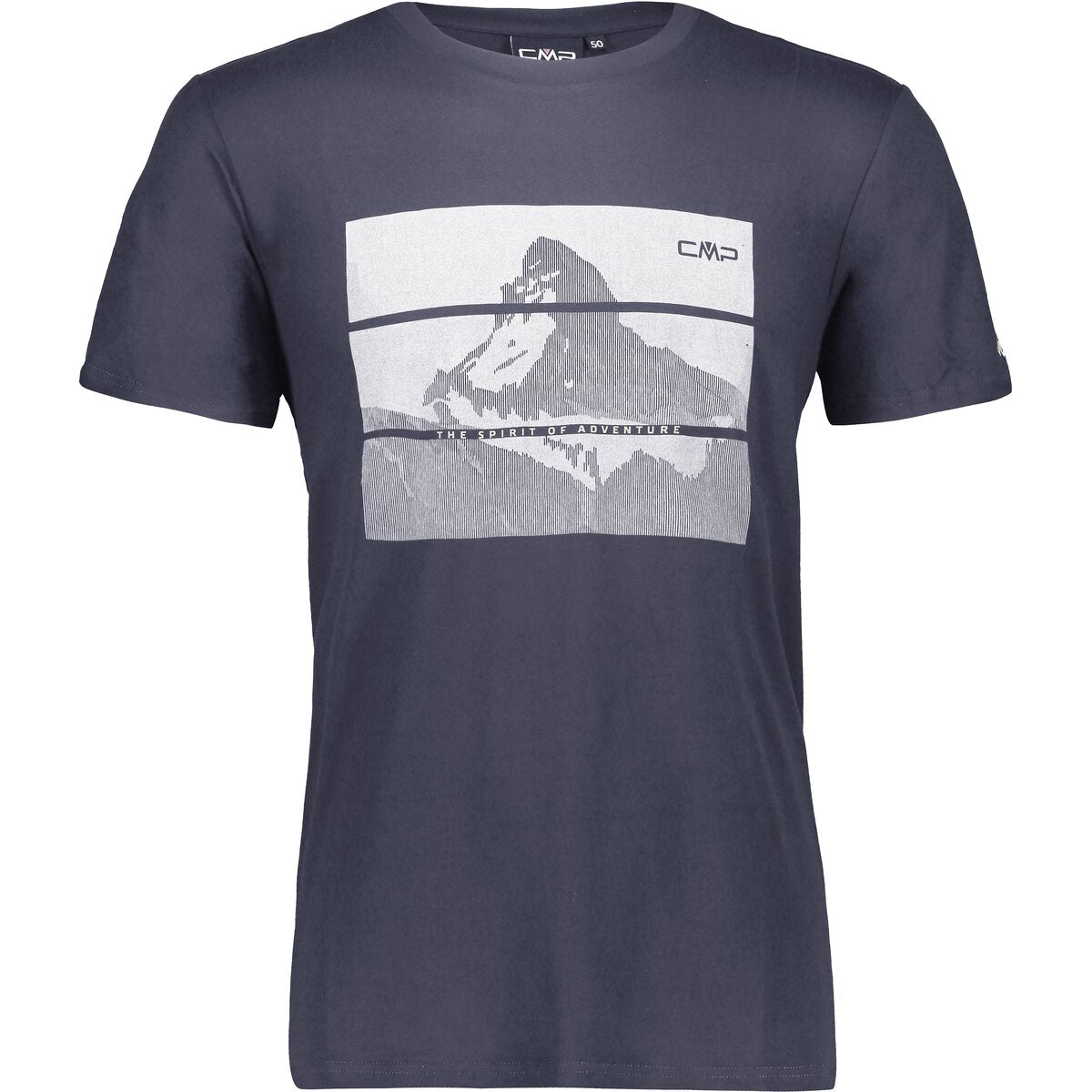 CMP Man Functional T-Shirt Stretch Herre - Antracite-Bamboo - Antracite-Bamboo