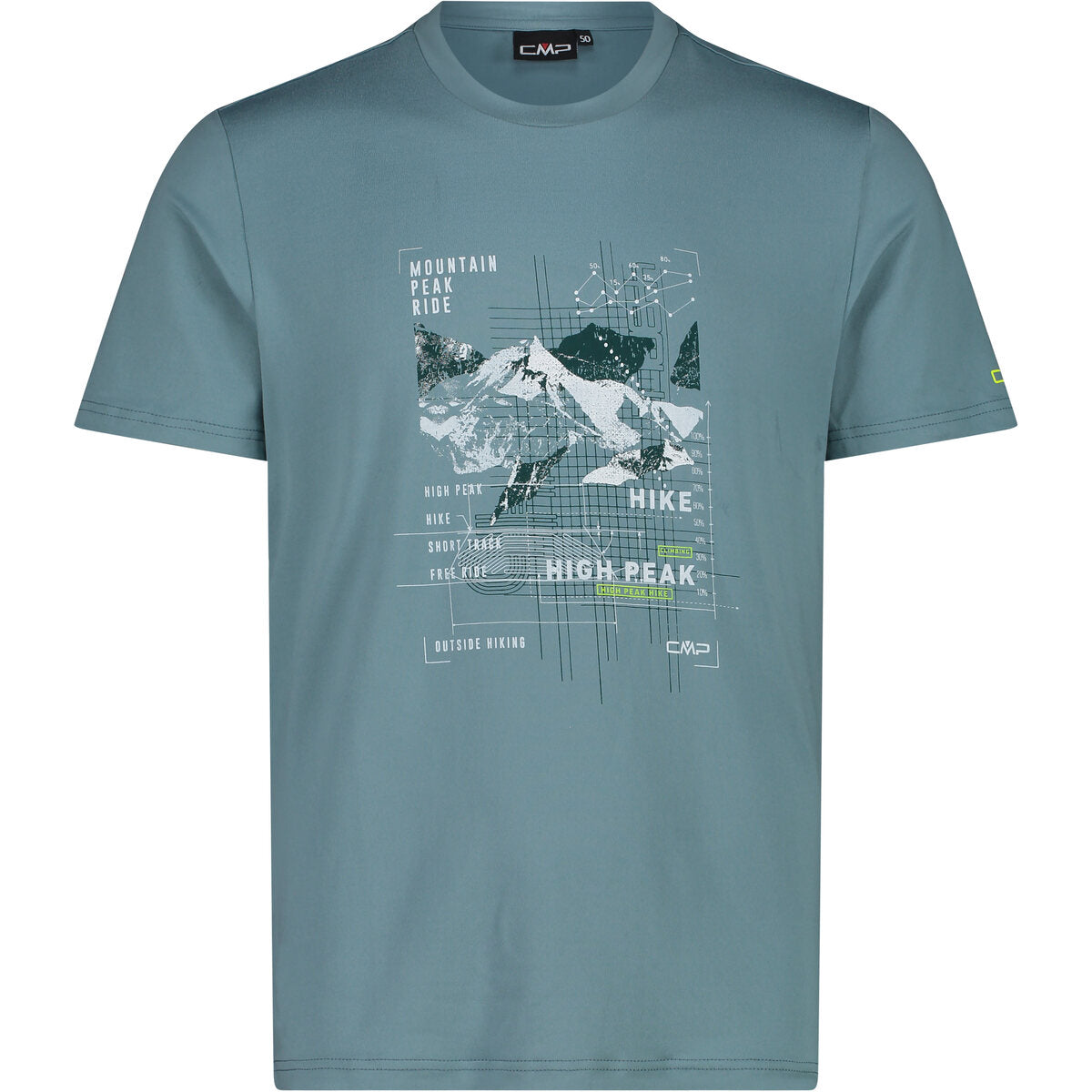 CMP Man Functional T-Shirt Stretch Herre - Hydro - Hydro