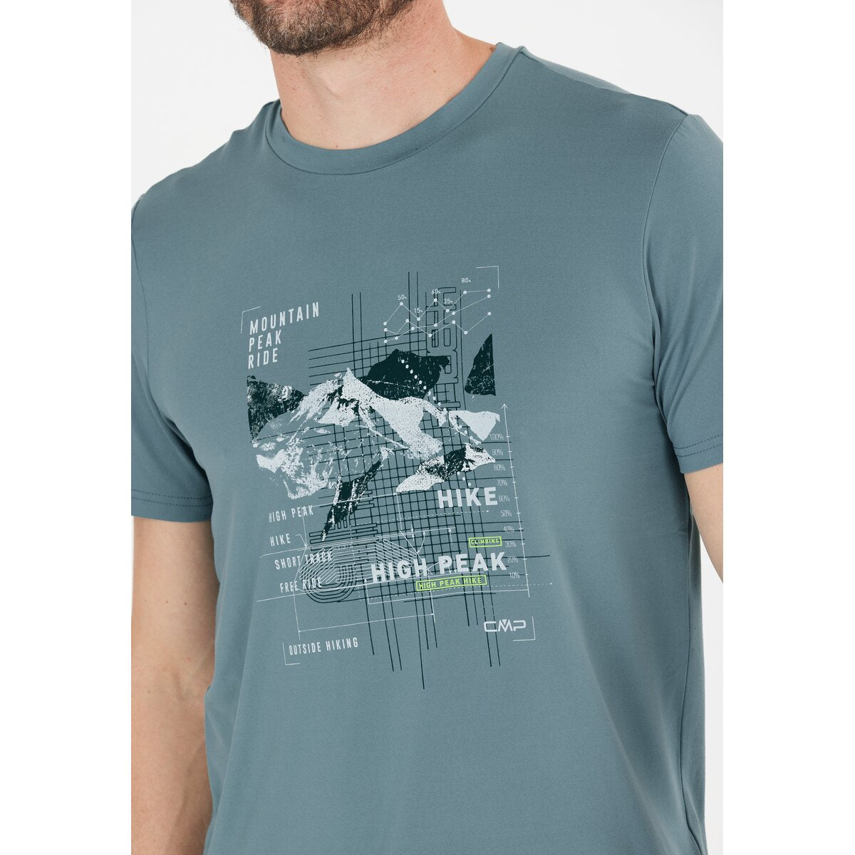 CMP Man Functional T-Shirt Stretch Herre - Hydro -