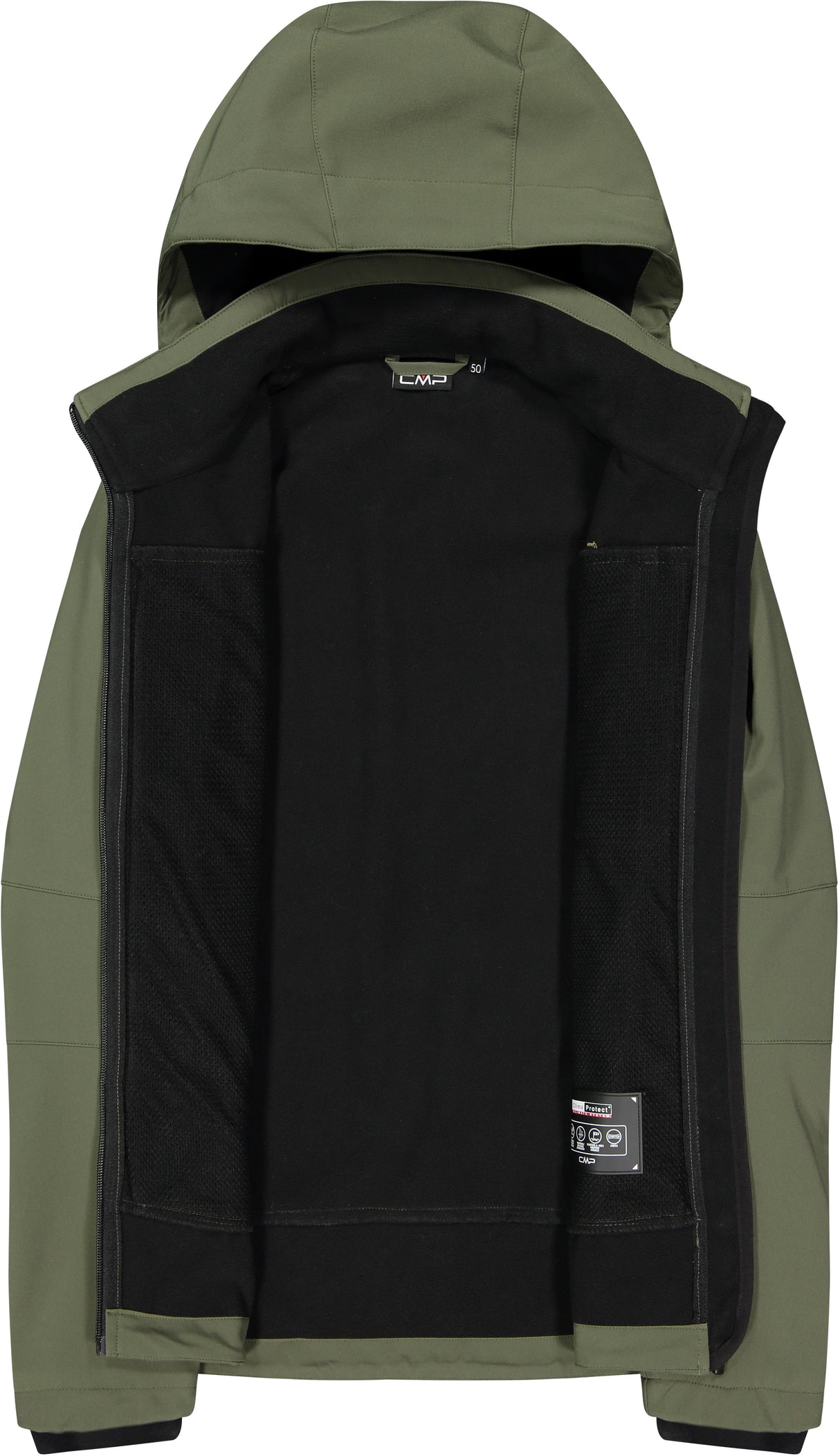 CMP Men's Softshell Jacket Herre - Oil Green -