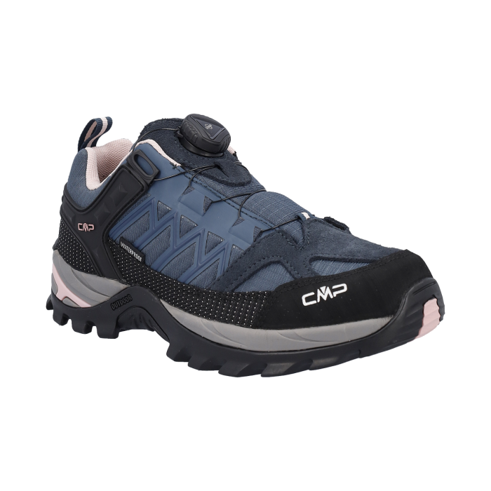 CMP Women's RIGEL FITGO Trekking Shoe Vandresko Dame - Asphalt-Antracite-Rose -