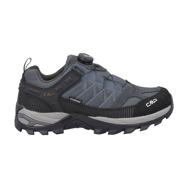 CMP Men's RIGEL FITGO Trekking Shoe Vandresko Herre - Antracite-Arabica - Antracite-Arabica