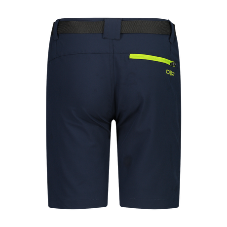 CMP Outdoor Bermuda Shorts Med Bælte Børn - B.Blue-Limegreen -