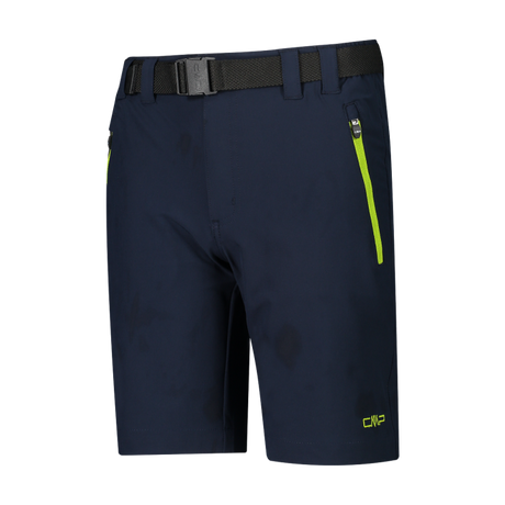 CMP Outdoor Bermuda Shorts Med Bælte Børn - B.Blue-Limegreen -