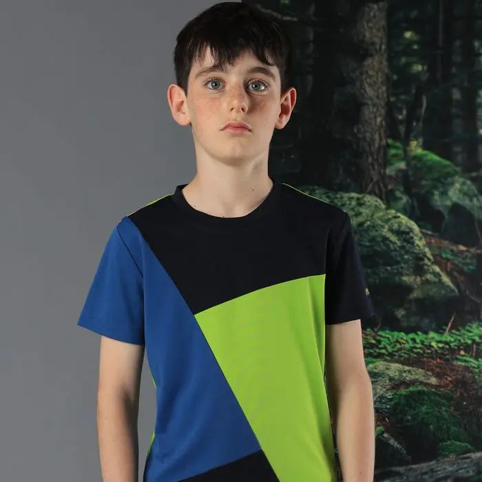 CMP Outdoor Bermuda Shorts Med Bælte Børn - B.Blue-Limegreen -