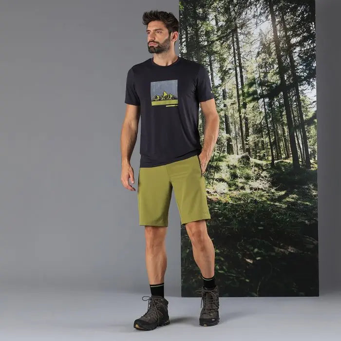 CMP Man Functional T-Shirt Stretch Herre - Antracite-Zolfo -