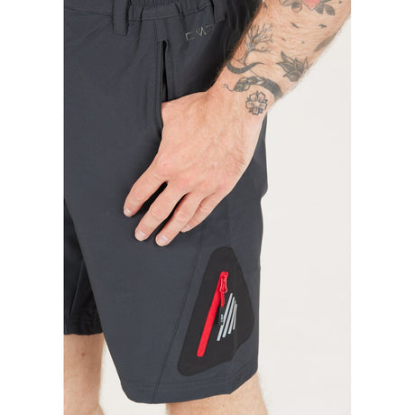 CMP Man 4-Way Stretch Bermuda Shorts Herre - Antracite-Malboro -
