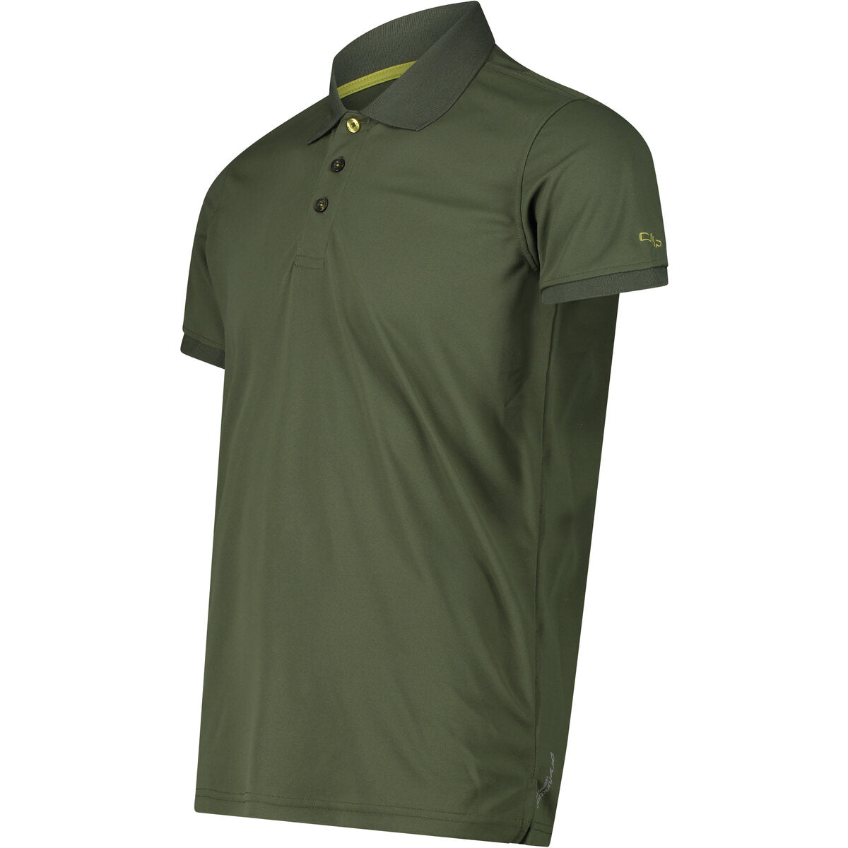 CMP Man Functional Polo T-shirt Herre - Oil Green -