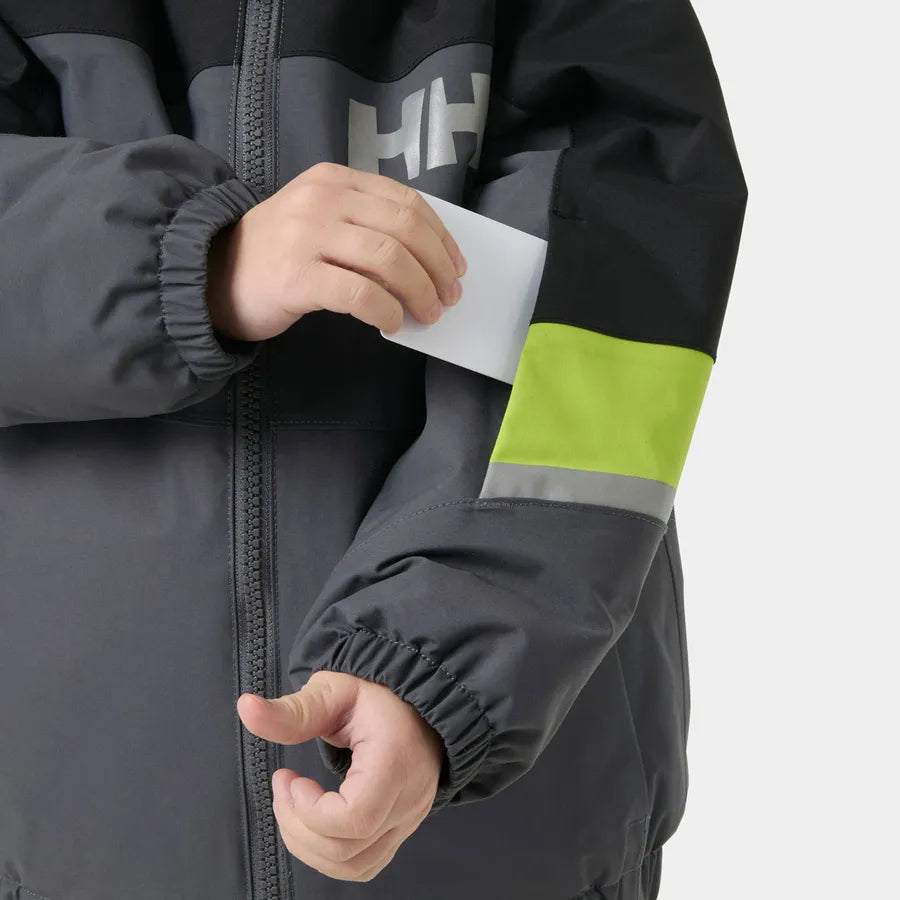 Helly Hansen Kids' Rider Jacket Skijakke Børn - Thunder Grey