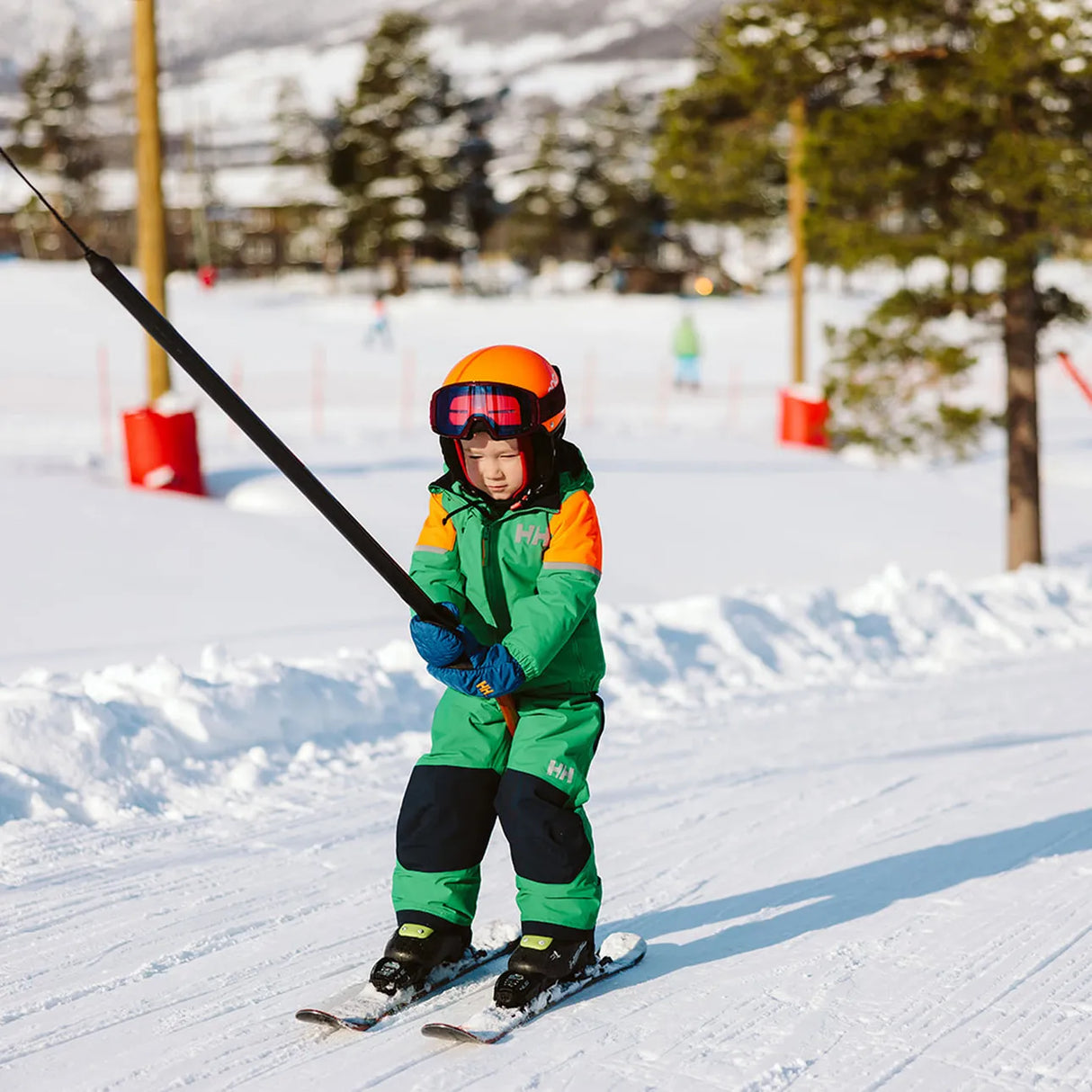 Helly Hansen Kids’ Rider 2 Insulated Ski Bib Skibukser Børn - Bright Green -