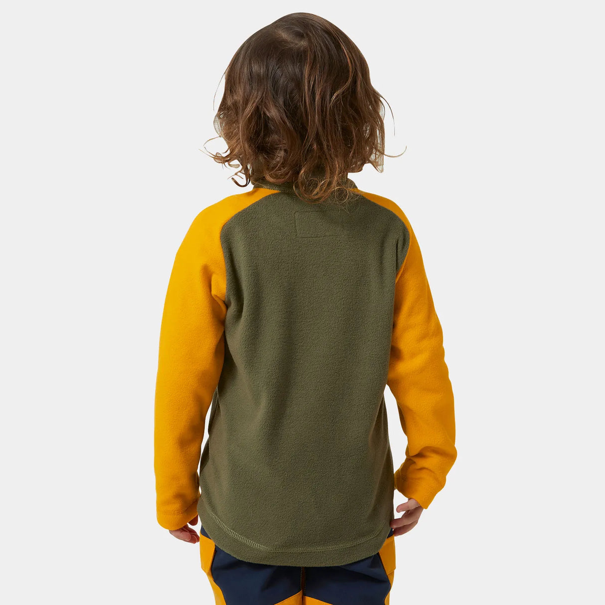 Helly Hansen Kids' Daybreaker 2.0 Jacket Fleecejakke Børn - Utility Green / Orange -