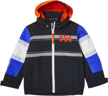 Helly Hansen K Salt Coast Jacket Sejlerjakke Børn - Navy Melon 104 cm 4 år