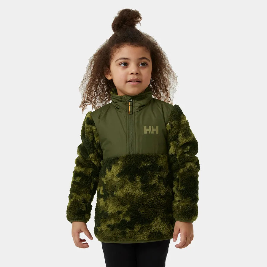 Helly Hansen Kids’ Champ 1/2 Zip Midlayer Fleecetrøje Børn - Utility Green -