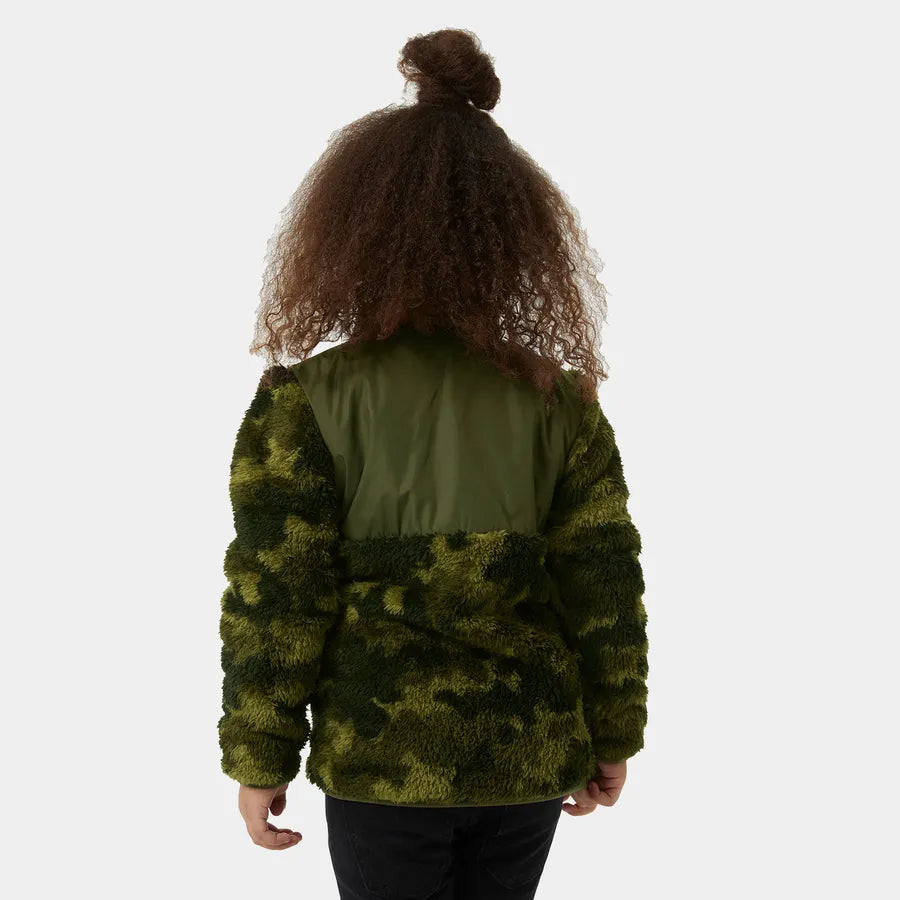 Helly Hansen Kids’ Champ 1/2 Zip Midlayer Fleecetrøje Børn - Utility Green -