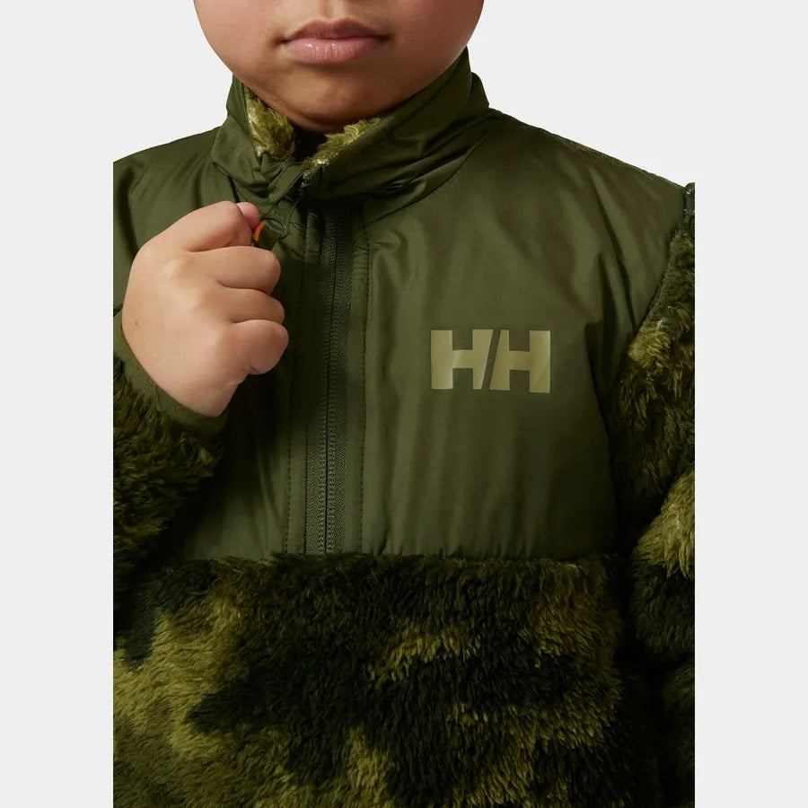 Helly Hansen Kids’ Champ 1/2 Zip Midlayer Fleecetrøje Børn - Utility Green -