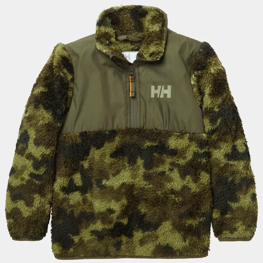 Helly Hansen Kids’ Champ 1/2 Zip Midlayer Fleecetrøje Børn - Utility Green - Utility Green