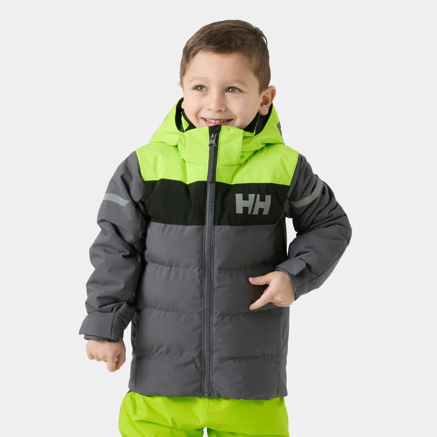 Helly Hansen Kids’ Vertical Insulated Ski Jacket Skijakke Børn - Thunder Grey
