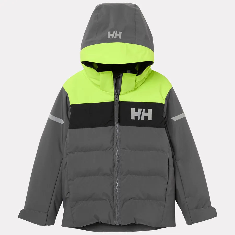 Helly Hansen Kids’ Vertical Insulated Ski Jacket Skijakke Børn - Thunder Grey