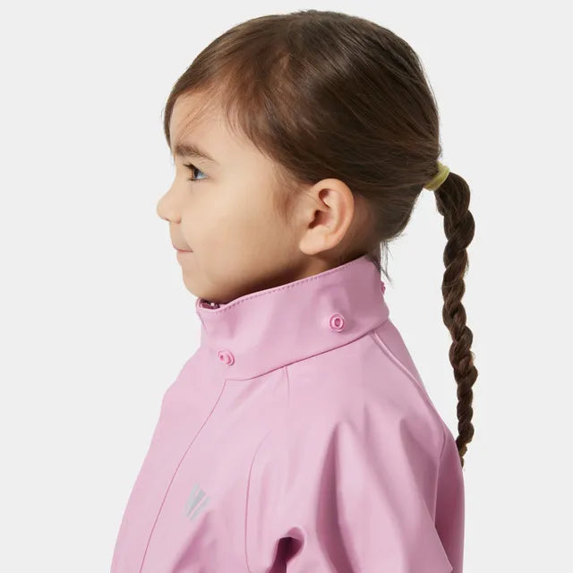Helly Hansen Kids' Bergen 2.0 PU Rainset Regnsæt Børn - Meta Pink - - 40510_089-2-feature2