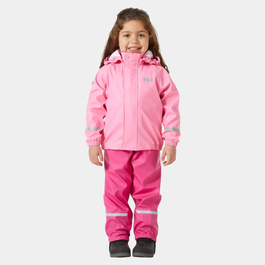 Helly Hansen Kids' Bergen 2.0 PU Rainset Regnsæt Børn - Dragon Fruit - Dragon Fruit