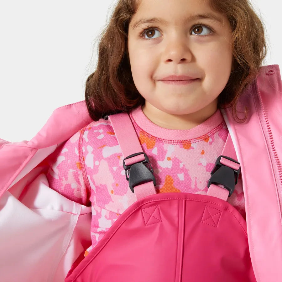 Helly Hansen Kids' Bergen 2.0 PU Rainset Regnsæt Børn - Dragon Fruit -