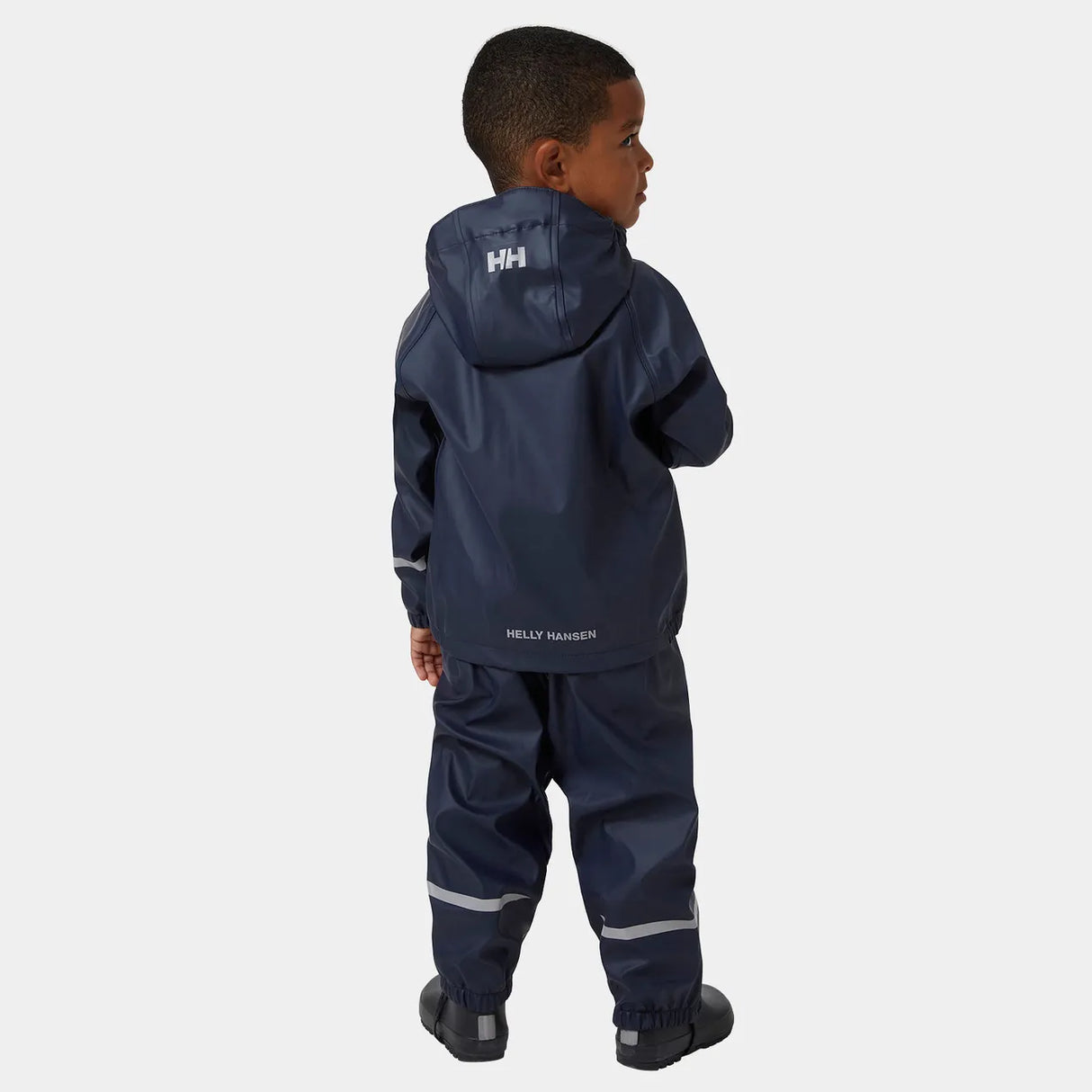 Helly Hansen Kids' Bergen 2.0 PU Rainset Regnsæt Børn - Navy -