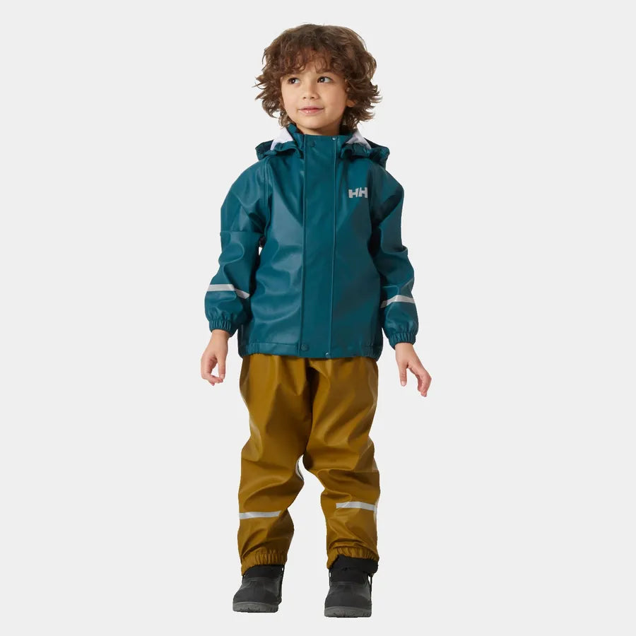 Helly Hansen Kids' Bergen 2.0 PU Rainset Regnsæt Børn - Lynx - Lynx