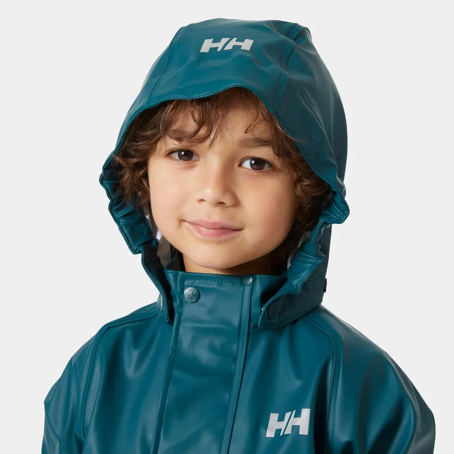 Helly Hansen Kids' Bergen 2.0 PU Rainset Regnsæt Børn - Lynx -