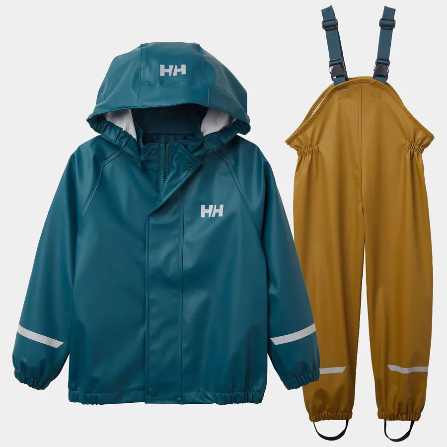 Helly Hansen Kids' Bergen 2.0 PU Rainset Regnsæt Børn - Lynx -
