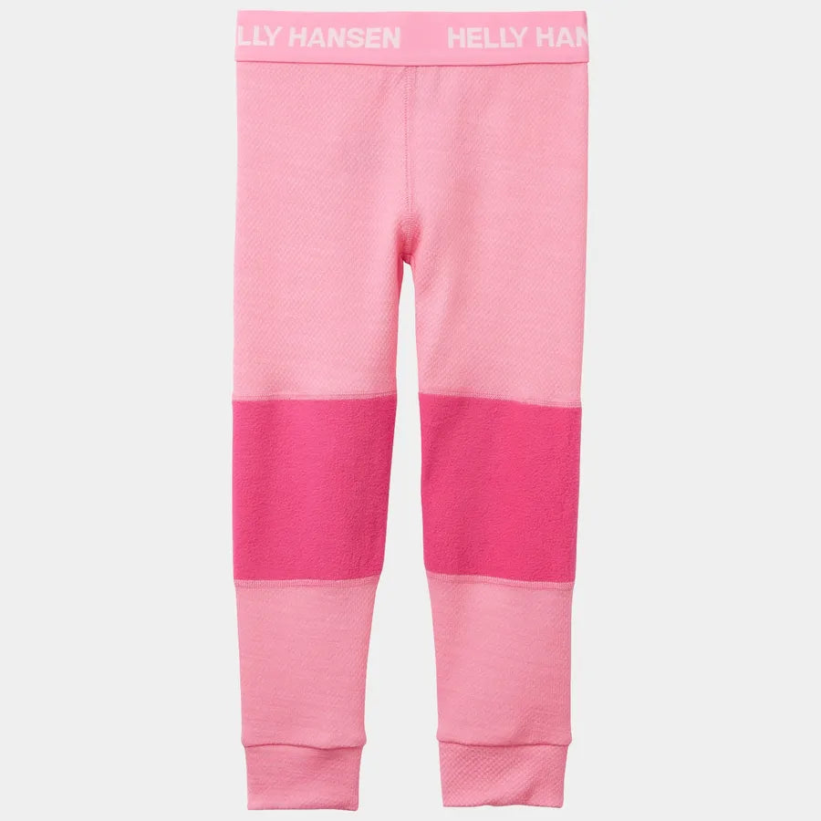 Helly Hansen Kids' Graphic LIFA® Merino Wool Base Layer Set Skiundertøj Børn - Sugar Pink -