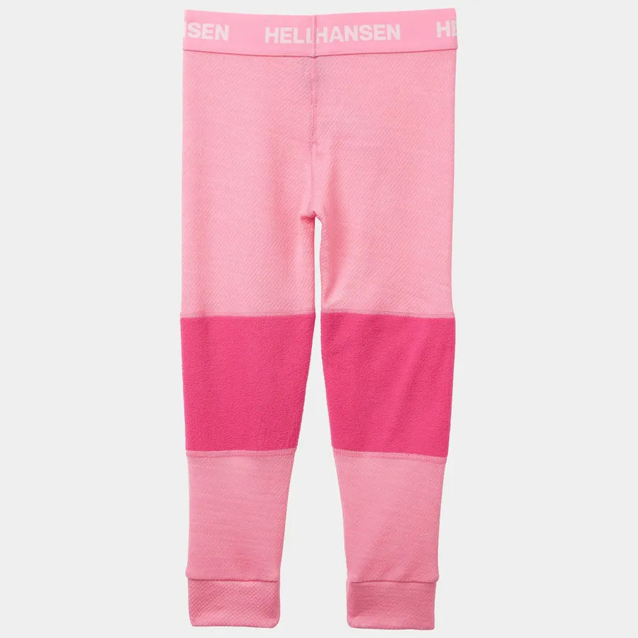 Helly Hansen Kids' Graphic LIFA® Merino Wool Base Layer Set Skiundertøj Børn - Sugar Pink -