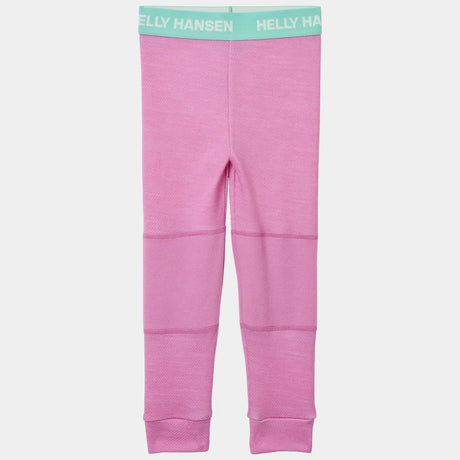 Helly Hansen Kids' Graphic LIFA® Merino Wool Base Layer Set Skiundertøj Børn - Meta Pink -