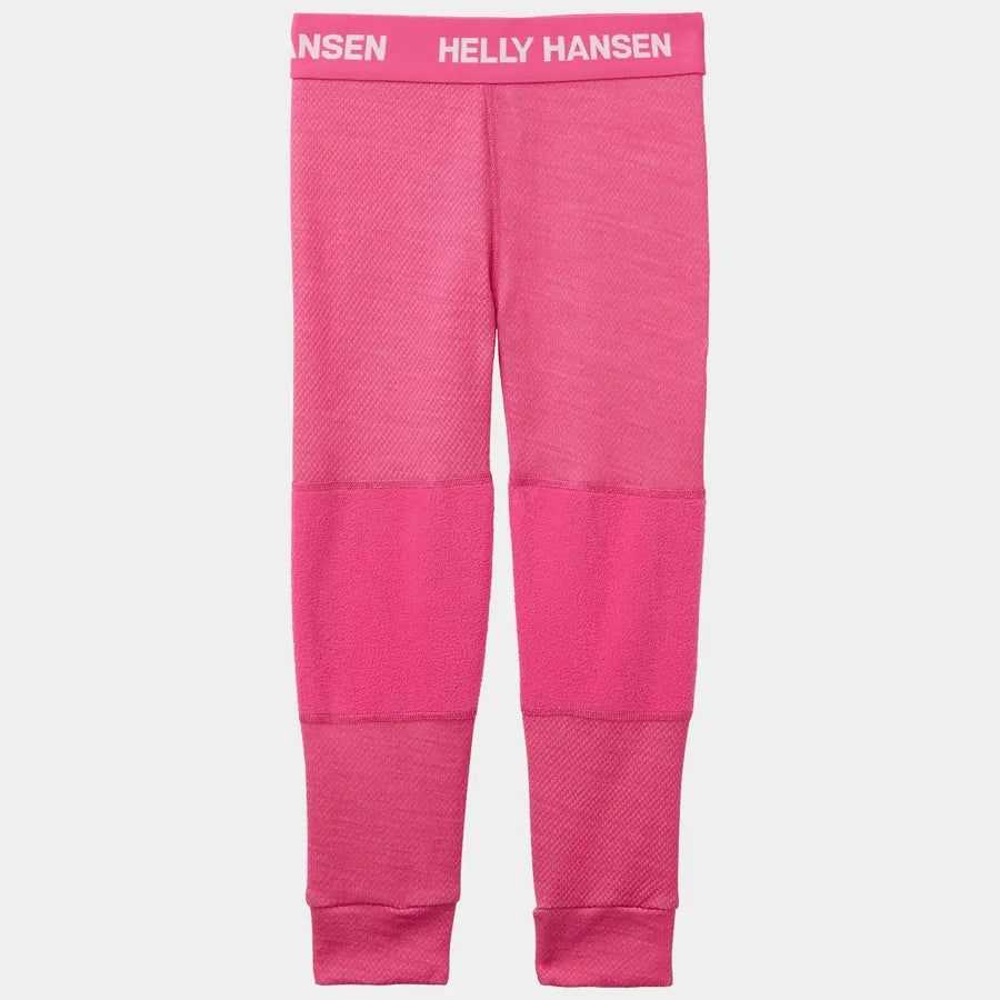 Helly Hansen Kids' Graphic LIFA® Merino Wool Base Layer Set Skiundertøj Børn - Dragon Fruit -