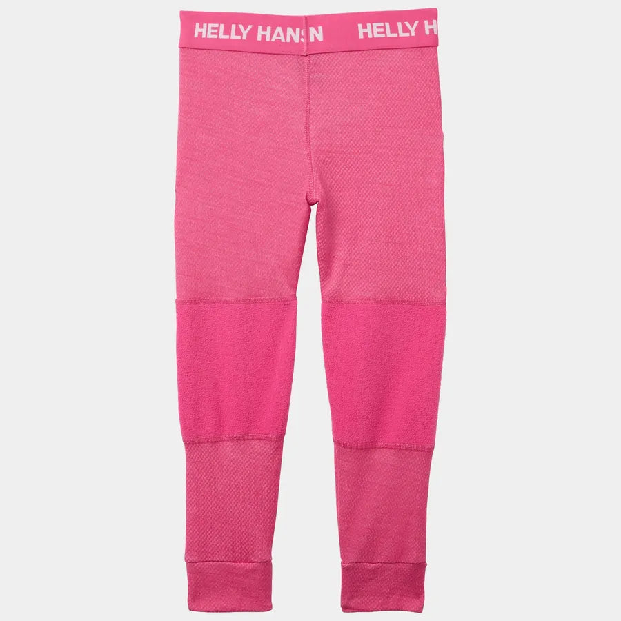 Helly Hansen Kids' Graphic LIFA® Merino Wool Base Layer Set Skiundertøj Børn - Dragon Fruit -