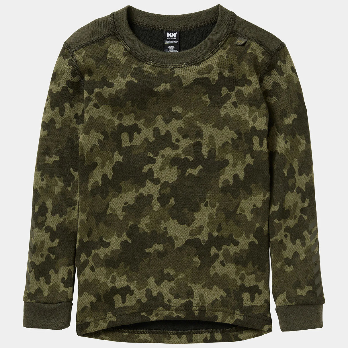 Helly Hansen Kids' Graphic LIFA® Merino Wool Base Layer Set Skiundertøj Børn - Utility Green -