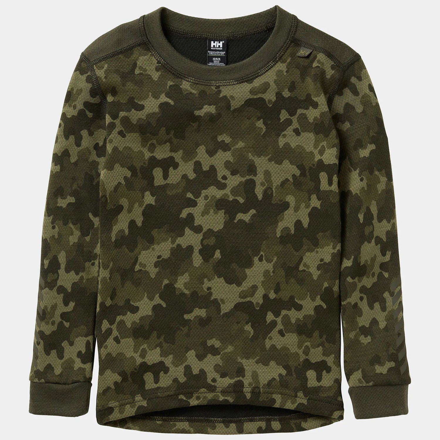 Helly Hansen Kids' Graphic LIFA® Merino Wool Base Layer Set Skiundertøj Børn - Utility Green -