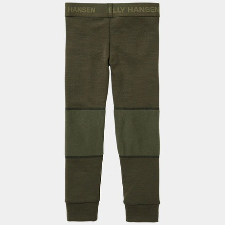 Helly Hansen Kids' Graphic LIFA® Merino Wool Base Layer Set Skiundertøj Børn - Utility Green -