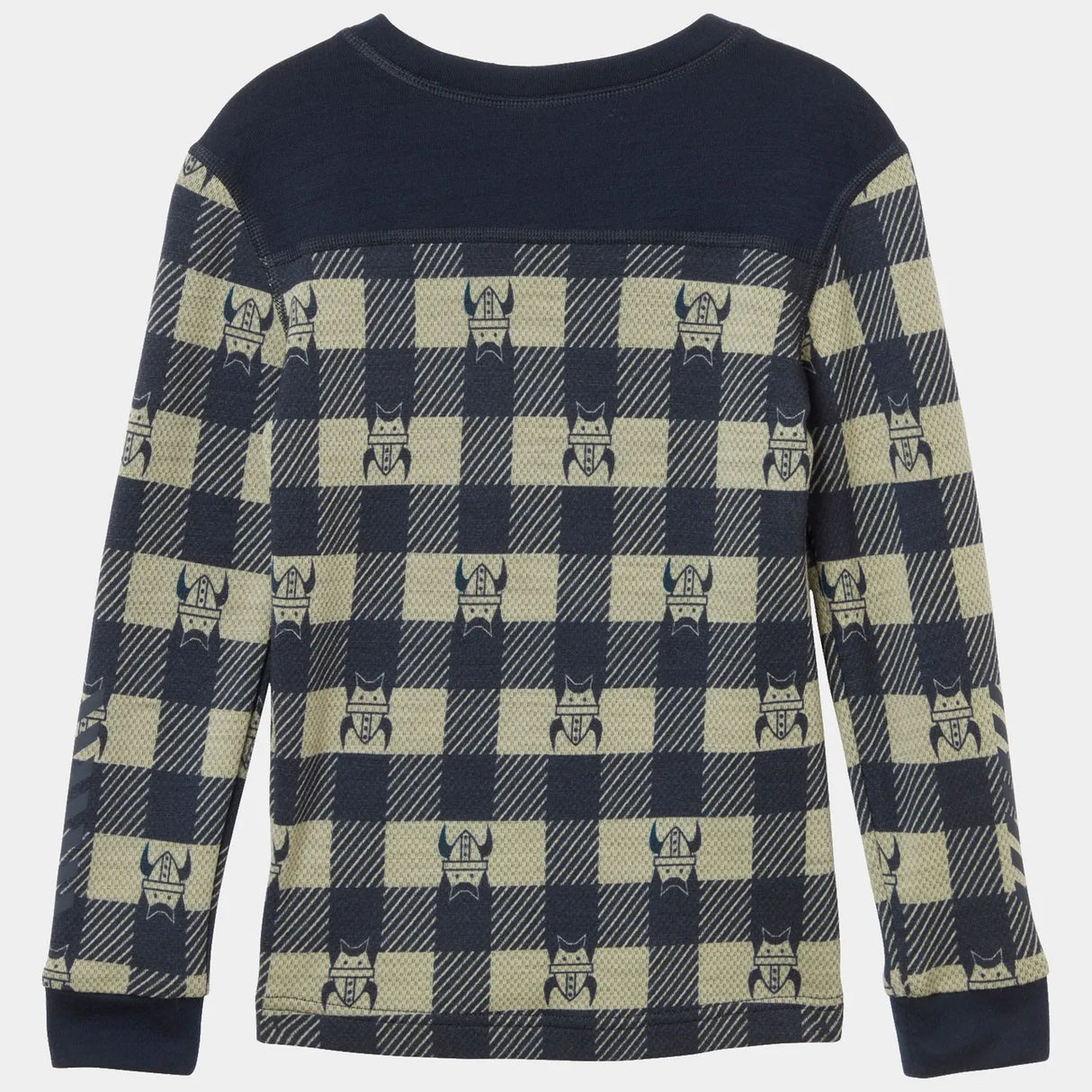 Helly Hansen Kids' Graphic LIFA® Merino Wool Base Layer Set Skiundertøj Børn - Navy AOP -