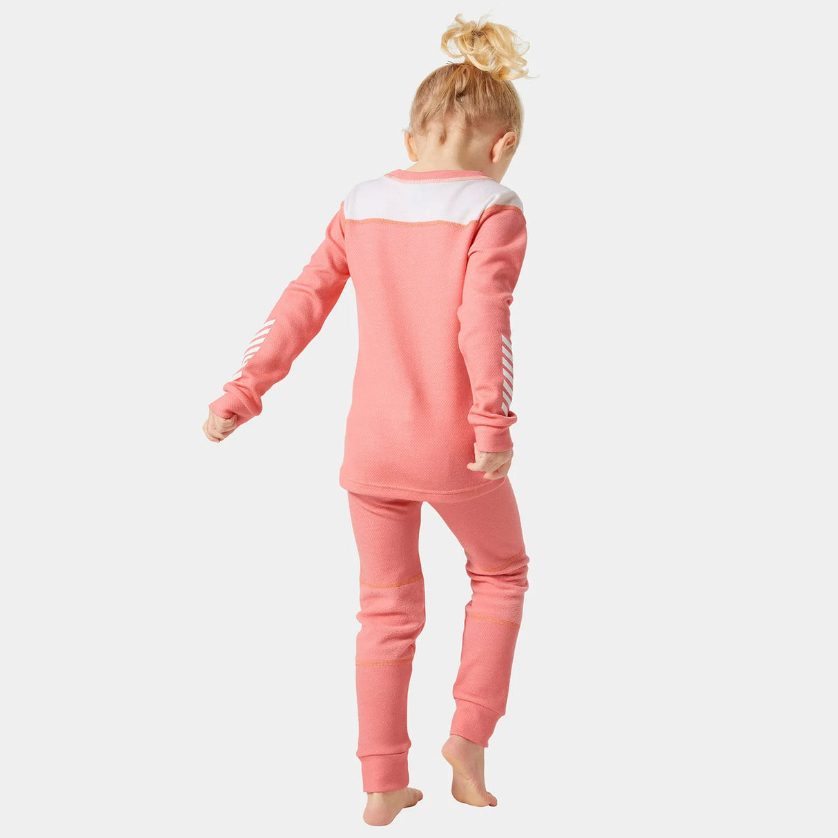 Helly Hansen Kids' LIFA® Merino Wool Base Layer Set Skiundertøj Børn - Coral Almond -