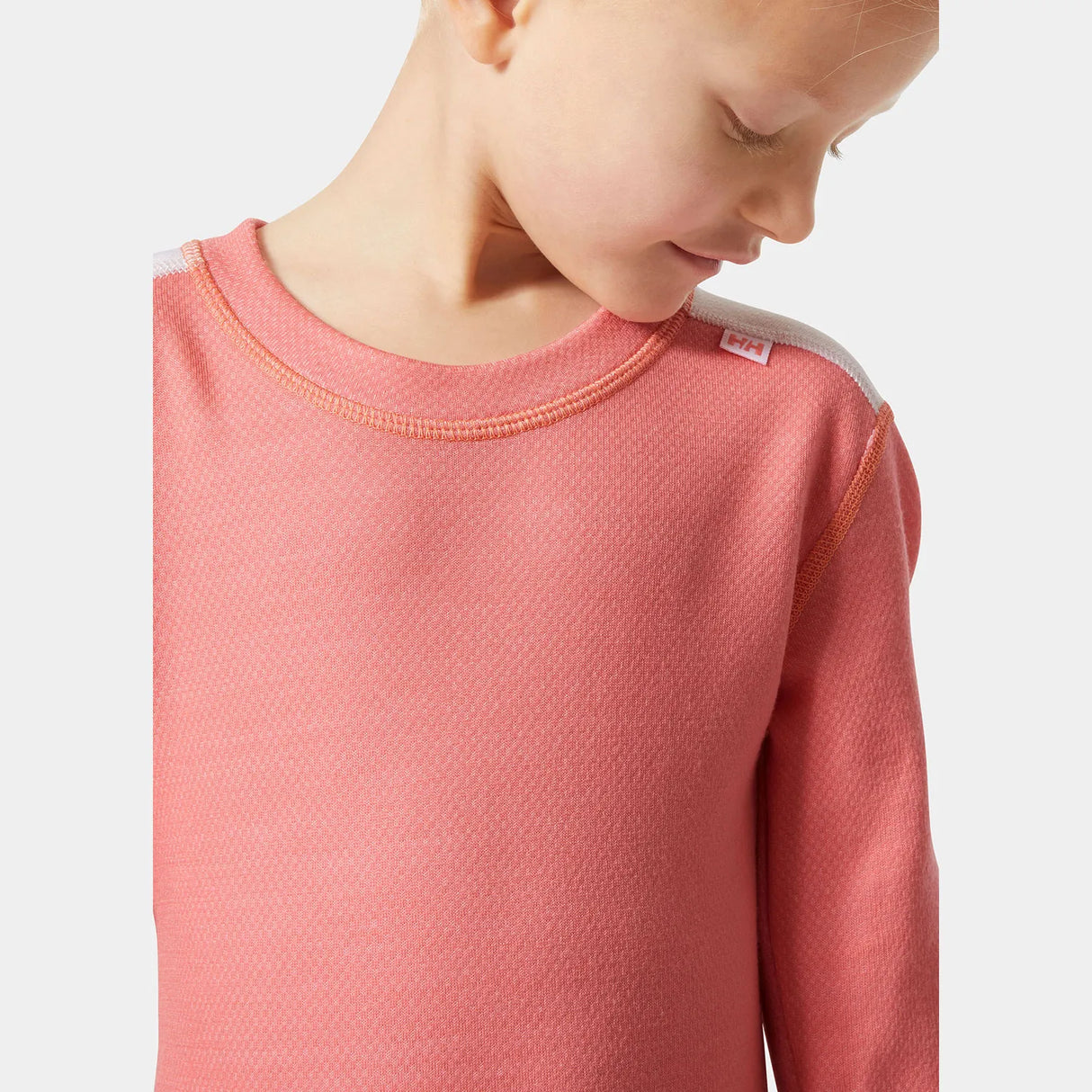 Helly Hansen Kids' LIFA® Merino Wool Base Layer Set Skiundertøj Børn - Coral Almond -