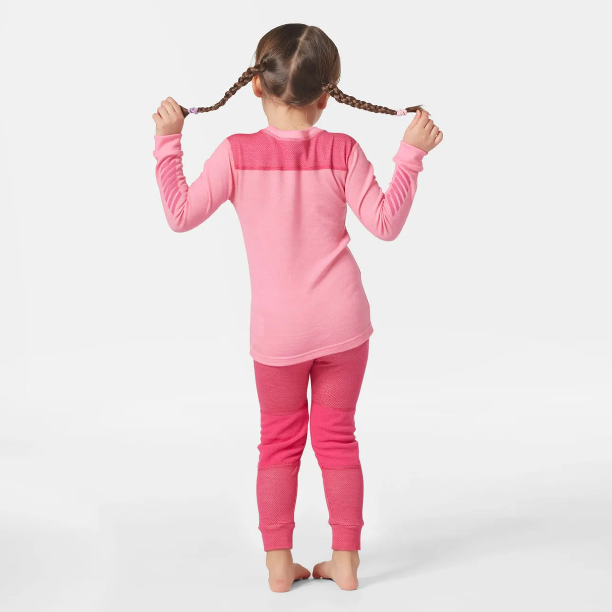 Helly Hansen Kids' LIFA® Merino Wool Base Layer Set Skiundertøj Børn - Dragon Fruit -