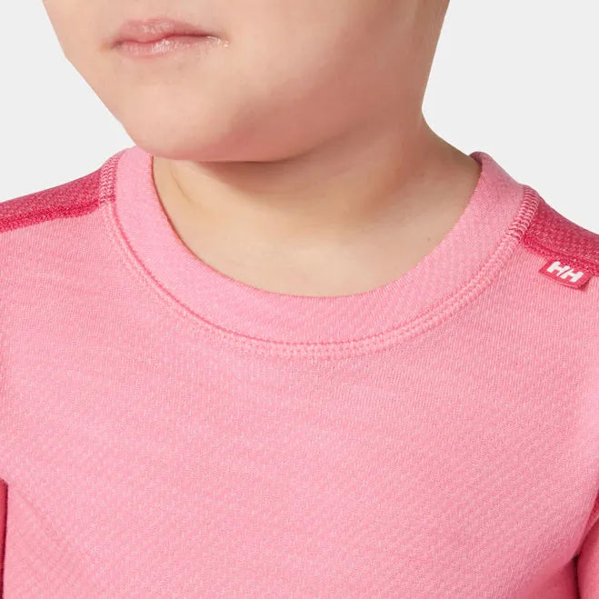 Helly Hansen Kids' LIFA® Merino Wool Base Layer Set Skiundertøj Børn - Dragon Fruit -