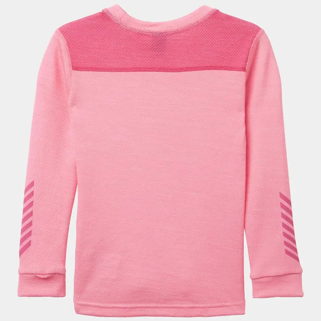 Helly Hansen Kids' LIFA® Merino Wool Base Layer Set Skiundertøj Børn - Dragon Fruit -