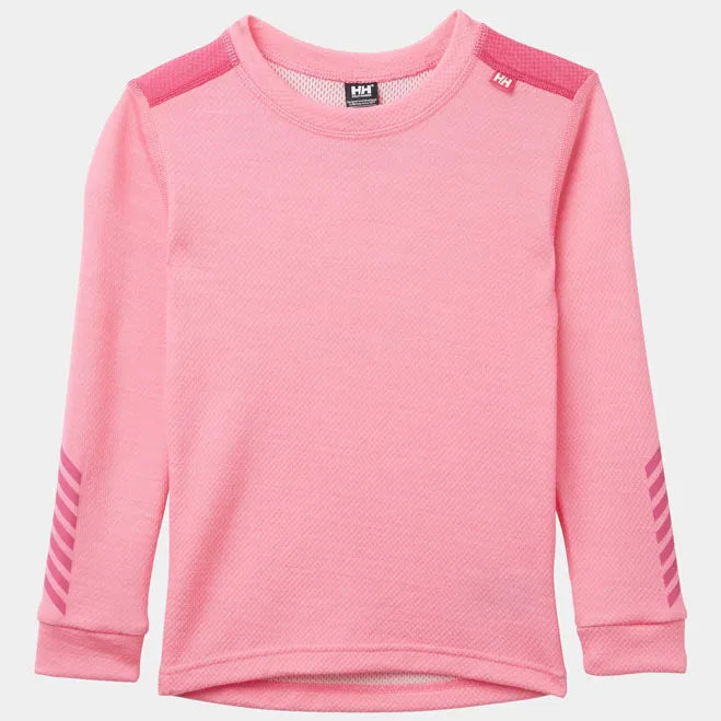 Helly Hansen Kids' LIFA® Merino Wool Base Layer Set Skiundertøj Børn - Dragon Fruit -
