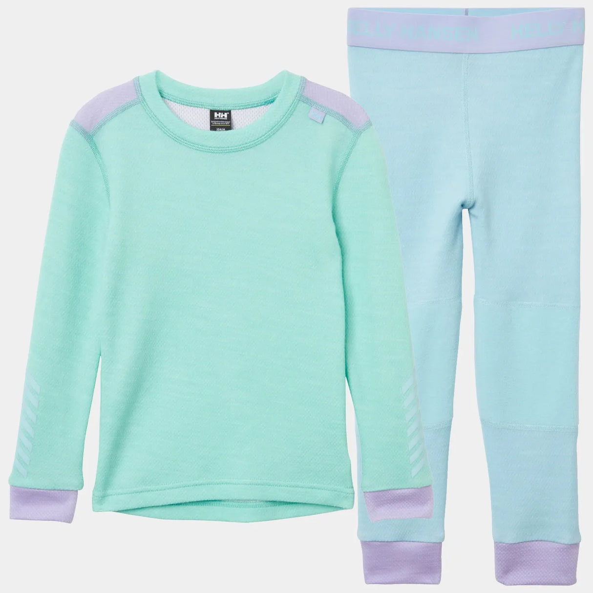 Helly Hansen Kids' LIFA® Merino Wool Base Layer Set Skiundertøj Børn - Lagoon -