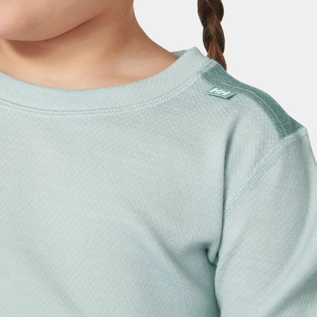 Helly Hansen Kids' LIFA® Merino Wool Base Layer Set Skiundertøj Børn - Green Mist -
